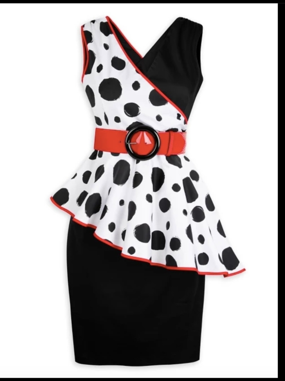 DISNEY DRESS SHOP  Cruela DE Ville Dress 1 X NWT NO BELT